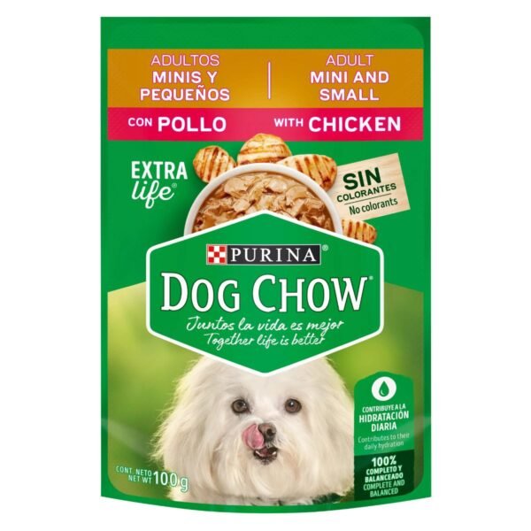 Dog Chow Adulto Minis y Pequeños 100 gr - Imagen 2