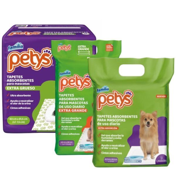 Petys Tapetes Absorbentes para Perros 12 Und - Imagen 1
